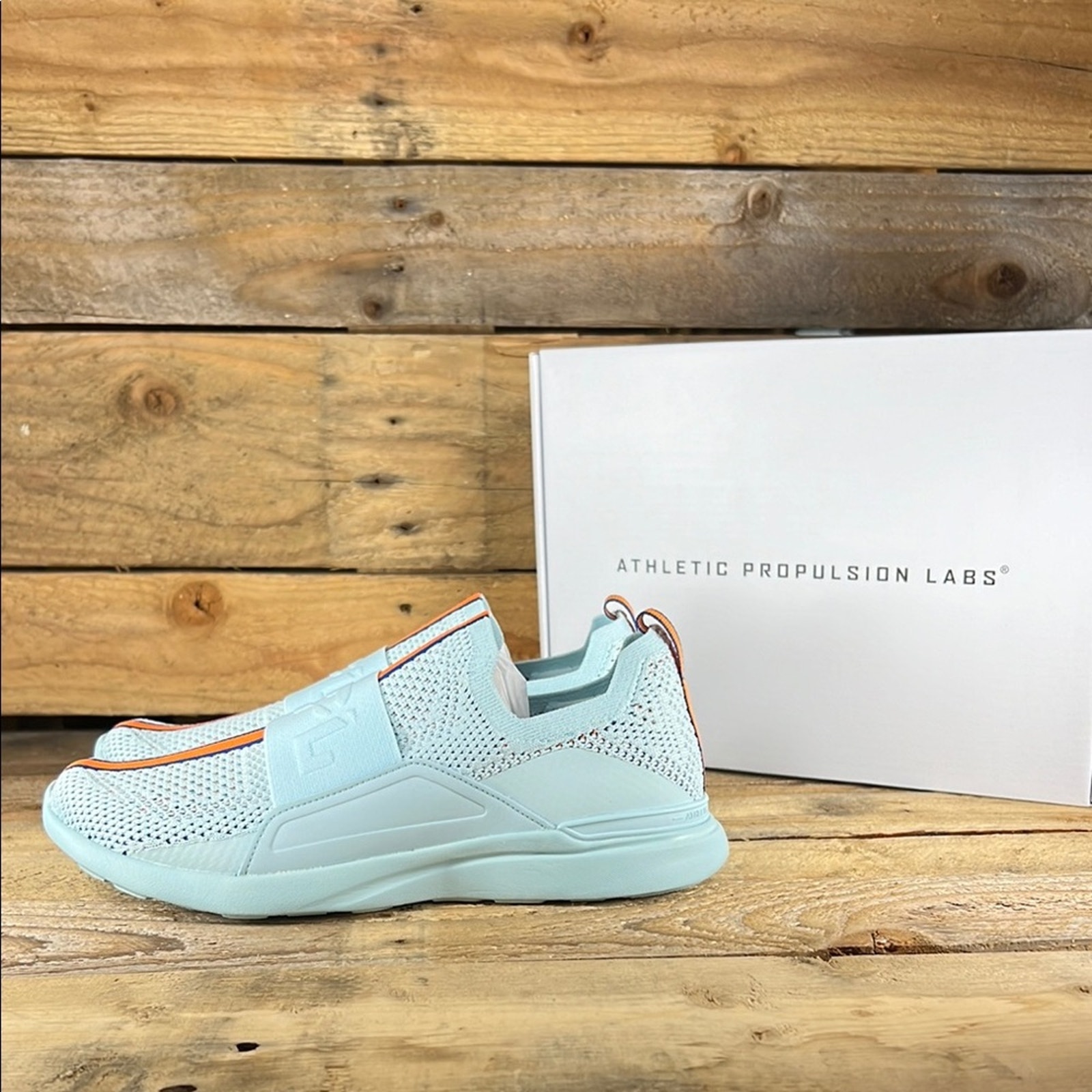 Apl Women's Techloom Bliss - Gulf Blue/Orange/Racer - 8 - New In Box